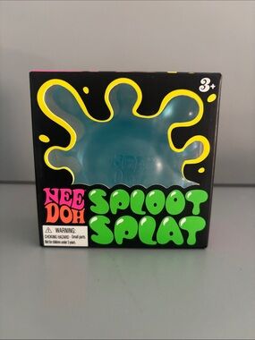 Authentic Rare VIRAL Nee Doh Sploot Splat — blue